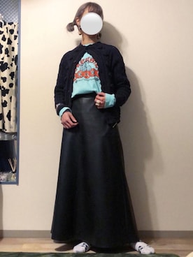 「アイテム（リング）」を使った、とりさん（レディース・165cm・20代）の冬コーディネート