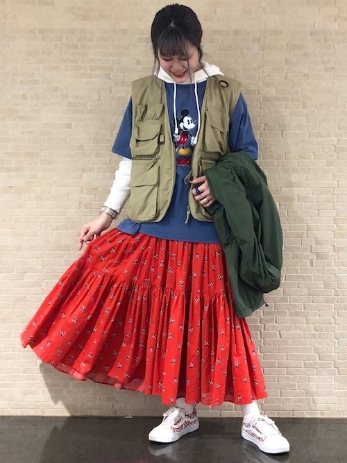 とり Beams Boyのスカートを使ったコーディネート Wear