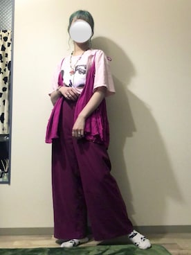 「CECIL McBEE（セシルマクビー）のアイテム（パンツ）」を使った、とりさん（レディース・165cm）の夏コーディネート