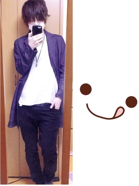 「GU（ジーユー）の（GU）スキニーフィットジーンズ（MEN ⁄ ジーンズ）」を使った、kenさん（メンズ・178cm）の春コーディネート