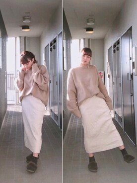「アイテム（ピアス（両耳用））」を使った、peso ⚐˒˒さん（レディース・153cm・20代）の秋コーディネート