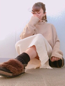 「アイテム（ピアス（両耳用））」を使った、peso ⚐˒˒さん（レディース・153cm・20代）の秋コーディネート