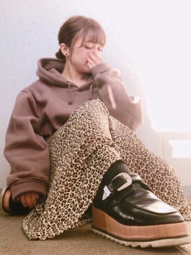 「アイテム（ピアス（両耳用））」を使った、peso ⚐˒˒さん（レディース・153cm・20代）の冬コーディネート