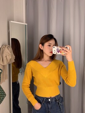「通勤穿搭」｜「アイテム（キャミソール）」を使った、海郦会有猫的さん（レディース・167cm）の夏コーディネート
