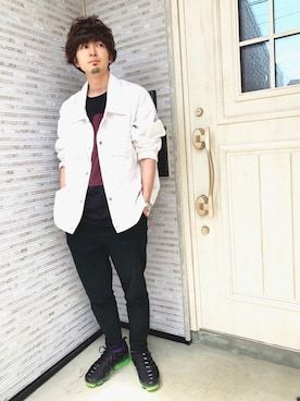「アイテム（ブルゾン）」を使った、Jun さん（メンズ・175cm・30代）の春コーディネート