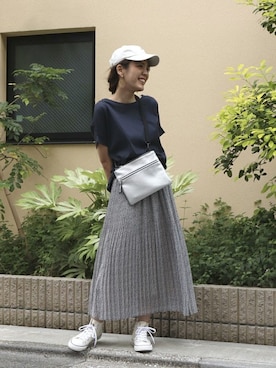 COMME CA ISM STAFFさん(レディース・162cm)の夏コーディネート