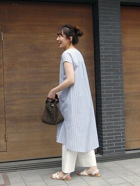 COMME CA ISM STAFFさん(レディース・164cm)の夏コーディネート