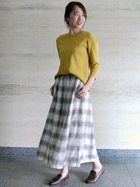 COMME CA ISM STAFFさん(レディース・164cm)の夏コーディネート