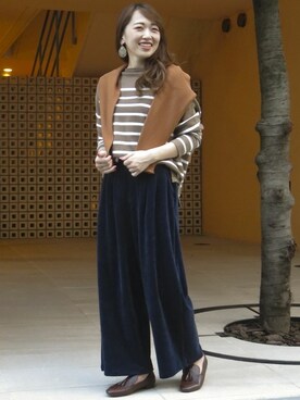 COMME CA ISM STAFFさん(レディース・164cm)の秋コーディネート