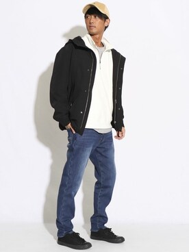 COMME CA ISM STAFFさん(メンズ・176cm)の冬コーディネート