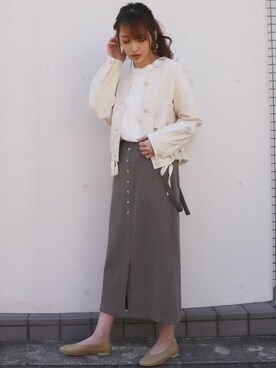 COMME CA ISM STAFFさん(レディース・164cm)の春コーディネート