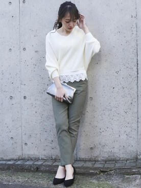 COMME CA ISM STAFFさん（レディース・164cm）の春コーディネート