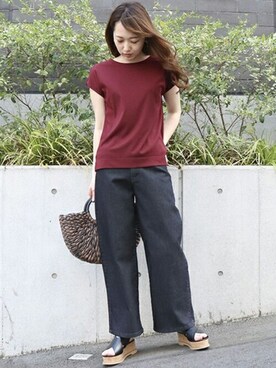 COMME CA ISM STAFFさん（レディース・164cm）の春コーディネート