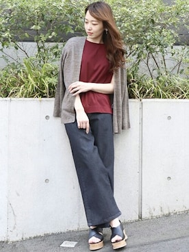 COMME CA ISM STAFFさん（レディース・164cm）の春コーディネート