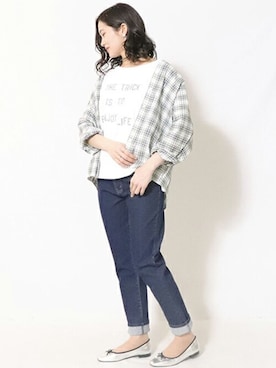 COMME CA ISM STAFFさん(レディース・164cm)の夏コーディネート