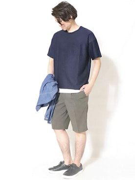 COMME CA ISM STAFFさん(メンズ・175cm)の夏コーディネート