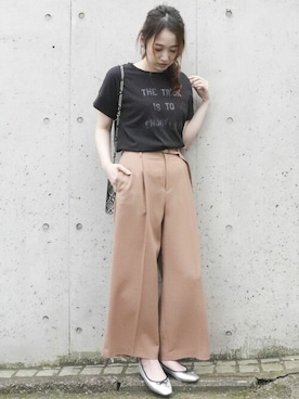 COMME CA ISM STAFFさん(レディース・164cm)の夏コーディネート