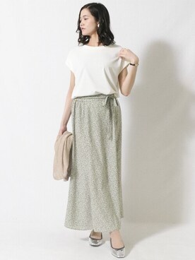 COMME CA ISM STAFFさん（レディース・164cm）の夏コーディネート