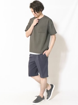 COMME CA ISM STAFFさん（メンズ・175cm）の夏コーディネート