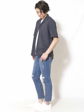 COMME CA ISM STAFFさん（メンズ・175cm）の夏コーディネート