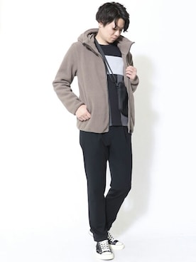 「COMME CA ISM（コムサイズム）のアイテム（ジャケット/アウター）」を使った、COMME CA ISM STAFFさん（メンズ・175cm）の秋コーディネート