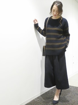 COMME CA ISM STAFFさん（レディース・164cm）の冬コーディネート