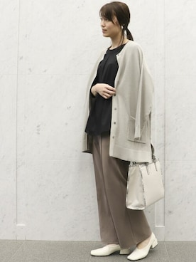 COMME CA ISM STAFFさん（レディース・168cm）の冬コーディネート