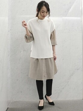 COMME CA ISM STAFFさん（レディース・164cm）の春コーディネート