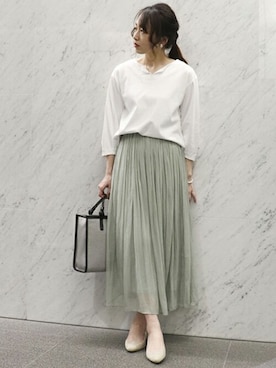 COMME CA ISM STAFFさん（レディース・164cm）の春コーディネート