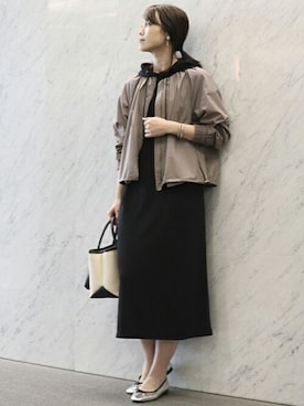 「春先取りコーデ」｜「アイテム（ジャケット/アウター）」を使った、COMME CA ISM STAFFさん（レディース・168cm）の春コーディネート