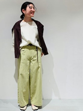 COMME CA ISM STAFFさん(レディース・152cm)の春コーディネート