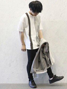 COMME CA ISM STAFFさん(メンズ・165cm)の春コーディネート