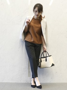 COMME CA ISM STAFFさん（レディース・164cm）の春コーディネート