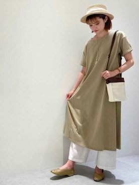 COMME CA ISM STAFFさん(レディース・160cm)の夏コーディネート