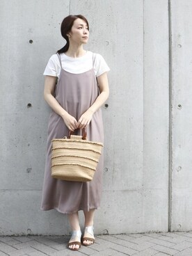 COMME CA ISM STAFFさん（レディース・168cm）の夏コーディネート