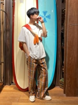 COMME CA ISM STAFFさん(メンズ・172cm)の夏コーディネート