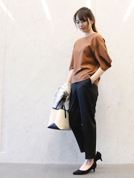COMME CA ISM STAFFさん（レディース・164cm）の夏コーディネート