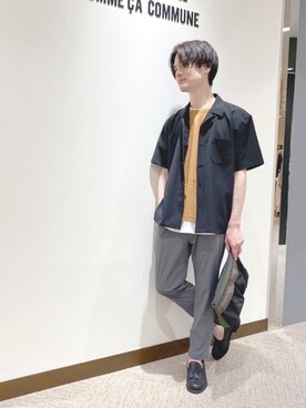 「コムサコミューン」｜COMME CA ISM STAFFさん（メンズ・170cm）の夏コーディネート
