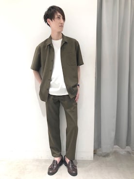 「コムサコミューン」｜COMME CA ISM STAFFさん（メンズ・171cm）の夏コーディネート
