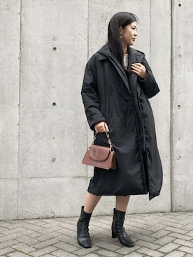 「COMME CA ISM（コムサイズム）のアイテム（その他アウター）」を使った、COMME CA ISM STAFFさん（レディース・165cm）の秋コーディネート