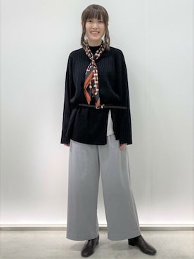 COMME CA ISM STAFFさん（レディース・168cm）の秋コーディネート