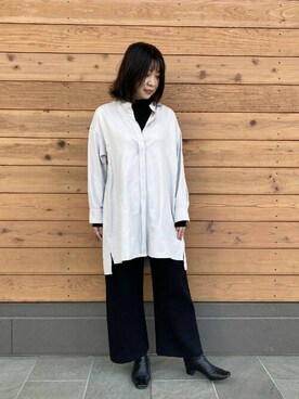 COMME CA ISM STAFFさん(レディース・161cm)の秋コーディネート