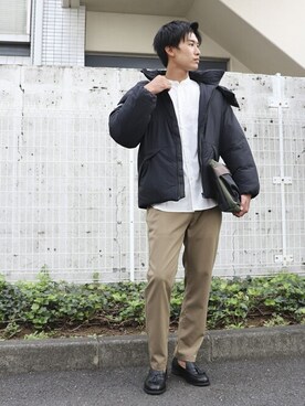 「COMME CA ISM（コムサイズム）のアイテム（ジャケット/アウター）」を使った、COMME CA ISM STAFFさん（メンズ・185cm）の秋コーディネート