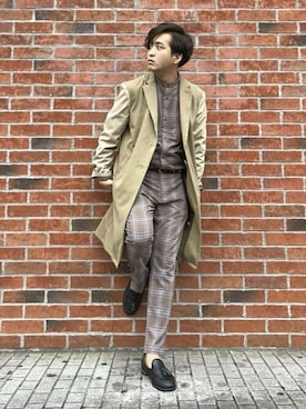 「コムサコミューン」｜COMME CA ISM STAFFさん（メンズ・183cm）の秋コーディネート