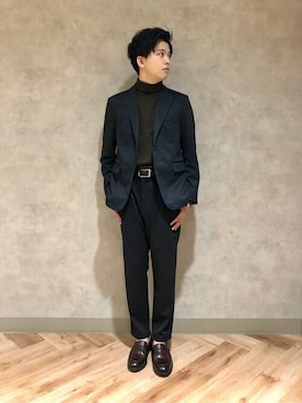 「コムサコミューン」｜COMME CA ISM STAFFさん（メンズ・168cm）の秋コーディネート