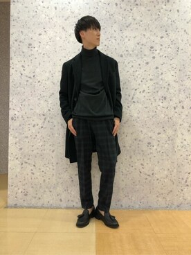 「コムサコミューン」｜COMME CA ISM STAFFさん（メンズ・171cm）の秋コーディネート