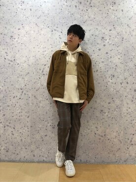 「コムサコミューン」｜COMME CA ISM STAFFさん（メンズ・168cm）の秋コーディネート