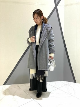 「COMME CA ISM（コムサイズム）のアイテム（その他アウター）」を使った、COMME CA ISM STAFFさん（レディース・150cm）の秋コーディネート