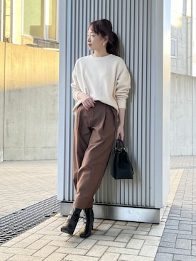 COMME CA ISM STAFFさん（レディース・164cm）の秋コーディネート