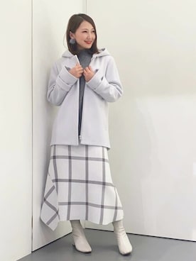 COMME CA ISM STAFFさん(レディース・157cm)の冬コーディネート